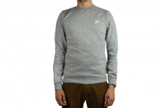 Hanorac sport Nike NSW Fleece Club Crew 804340-063 pentru Barbati foto