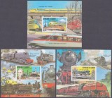 DJIBOUTI 1981 TRANSPORT TRENURI LOCOMOTIVE NEDANTELATE