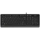 Cumpara ieftin A4TECH Fstyler FK10 Grey , Tastatura cu fir, 104 taste, USB, negru gri