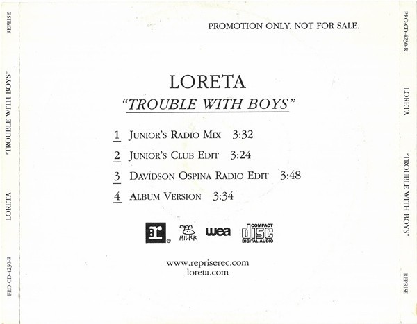 Loreta - Trouble With Boys, CD