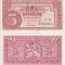1949 ( 25 I ), 5 korun ( P-68a ) - Cehoslovacia - aUNC