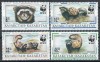 Kazahstan 1997 Mi 154/57 MNH - WWF, Conservare globala: Tiger Iltis, Nestampilat