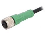 Cablu de conectare M12 5 pini drept 3m 60VAC 4A