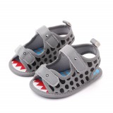 Cumpara ieftin Sandalute gri cu barete - Croco (Marime Disponibila: 3-6 luni (Marimea 18