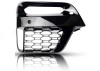 Grila bara protectie, spoiler Bmw X3 (G01), 06.2017-07.2021; X4 (G02), 03.2018-, model: pachet,M, montare fata, dreapta, gaura senzor parcare; gauri