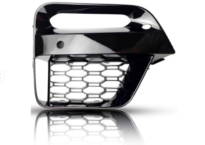 Grila bara protectie, spoiler Bmw X3 (G01), 06.2017-07.2021; X4 (G02), 03.2018-, model: pachet,M, montare fata, dreapta, gaura senzor parcare; gauri foto