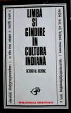Cumpara ieftin Limba si gandire in cultura indiana - Sergiu Al George (Bibliotheca Orientalis)