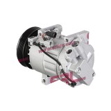 Compresor aer conditionat Renault Laguna III, 2007-2015, motorizare 1.5 dci, 81kw, diesel si 1.6, 81kw, benzina, rola curea 125 mm, 6 caneluri, tip V