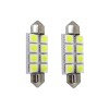 Set 2 Becuri Auto LED 8 SMD, Canbus, 10W, 1000lm, 6000K, Alb, 12V, 39mm, Interior/Portbagaj/Numar