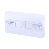 Set 10 Suporti Autoadezivi pentru agatat, suspendat, Polite si Rafturi Dulap, 12 cm, Transparent 65 gram 12 centimetru 6 centimetru 1.5 centimetru Tra