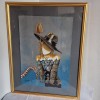 LUIGI PUIU - ARTIST GRAFICIAN IESEAN - GRAFICA, Nonfigurativ, Grisaille, Abstract