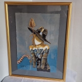 LUIGI PUIU - ARTIST GRAFICIAN IESEAN - GRAFICA, Nonfigurativ, Grisaille, Abstract