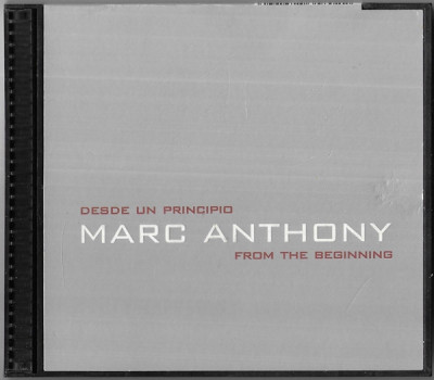 CD Marc Anthony &amp;lrm;&amp;ndash; Desde Un Principio / From The Beginning, original foto