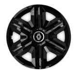 Cumpara ieftin Set 4 Capace Roti pentru Renault Nou, model Fast Black, Audi