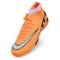 Ghete de fotbal copii Sky Wing 9838, cu glezna cusute in varf, pentru teren sintetic culoare portocaliu 34