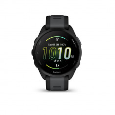 Ceas smartwatch GPS alergare GARMIN FORERUNNER 165 NEGRU/GRI ÎNCHIS