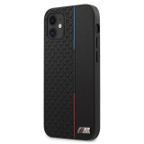 Cumpara ieftin Husa Cover BMW Triangles Tricolor Line pentru iPhone 12 Mini Black