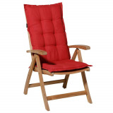 Madison Pernă de scaun spătar &icirc;nalt Panama, roșu cărămiziu, 123x50 cm