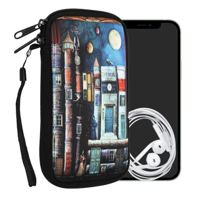Husa Universala Kwmobile marime L - 6,5 inch, Neopren, Multicolor, 30226.3.46 foto