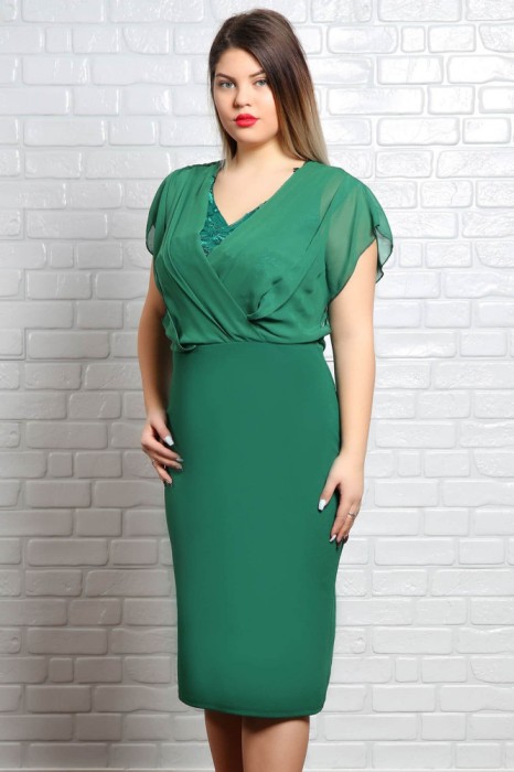 Rochie De Ocazie Nidonia Verde - 42Marimea