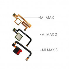 Home Buton + Senzor Amprenta Xiaomi Mi Max 3 Negru
