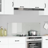 vidaXL Contrablat bucătărie transparent 120x40x0.6cm sticlă securizată