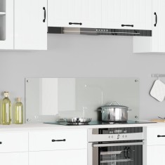 vidaXL Contrablat bucătărie transparent 120x40x0.6cm sticlă securizată