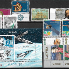 C3129 - lot timbre nestampilate Europa-cept