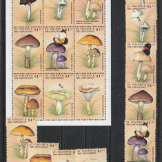 Gambia 2008-Flora,Flori,serie si bloc 4 valori dantelate,MNH,Mi.6040-3,6040-3 KB