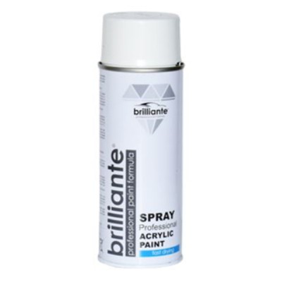 Vopsea Spray Brilliante Alb Gri RAL 9002 400 ml foto