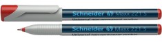 Universal Non-permanent Marker Schneider Maxx 221 S, Varf 0.4mm - Rosu foto