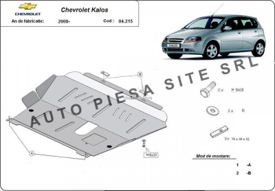 Scut metalic motor Chevrolet Kalos fabricat incepand cu 2008 APS-04,215 foto