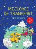 Mijloace de transport (4-5 ani) - carte de colorat - DPH