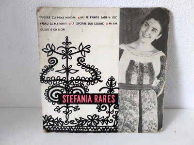 Stefania Rares - Cucule Cu Pana Mindra vinil 7&amp;quot; Electrecord 1965 EPC 756 foto