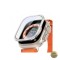 Folie Protectie DUX DUCIS Flas pentru Apple Watch Ultra Series Sticla Securizata Argintie