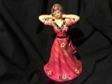 Vintage / Design - Statueta din ceramica realizata manual anii 60-70
