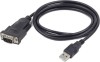 Convertor USB la Serial RS232 DB9 Gembird UAS-DB9M-02, Chip PL2303TA, USB 2.0, Compatibil Windows, Cablu 1.5m
