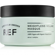 REF Weightless Volume Masque masca de hidratare profundă pentru un par stralucitor si catifelat 500 ml