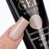 Gel acrilic LED/UV Molly Nails - Beige Goddness, 30ml, MOLLY LAC