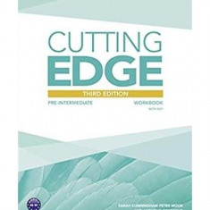 Cutting Edge A2+, Pre-Intermediate level, 3rd Edition, Workbook with Key - Paperback brosat - Antony Cosgrove, Peter Moor, Sarah Cunningham - Pearson