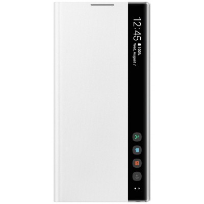 Husa Plastic Samsung Galaxy Note 10 N970 / Samsung Galaxy Note 10 5G N971, Clear View, Alba EF-ZN970CWEGWW foto