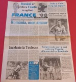 Ziar Supliment Fotbalistic - (24.06.1998) ROMANIA - ANGLIA Campionatul Mondial de Fotbal FRANTA 1998