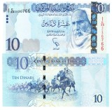 Bancnota Libia 10 Dinari 2015 P-82 UNC, Africa
