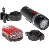 Kit lampa led bicicleta fata + spate mce38 superbright, AVEX