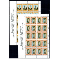 Guernsey 1978 - Europa, serie minicoli neuzate