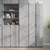 VidaXL Dulap &icirc;nalt, gri beton, 40x42,5x185 cm, lemn prelucrat