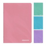 Caiet scolar A5 Colorarte, 48&nbsp; file, dictando, colturi rotunjite, coperta plastic, culori macarons, 70g/mp