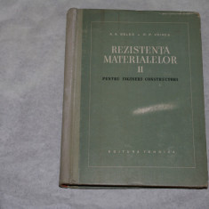 Rezistenta materialelor - Vol. II - A. A. Beles - R. P. Voinea - 1958