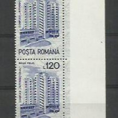 Romania MNH 1991 - Hoteluri si cabane - LP 1269 (val 120L - fara filigran) - X2