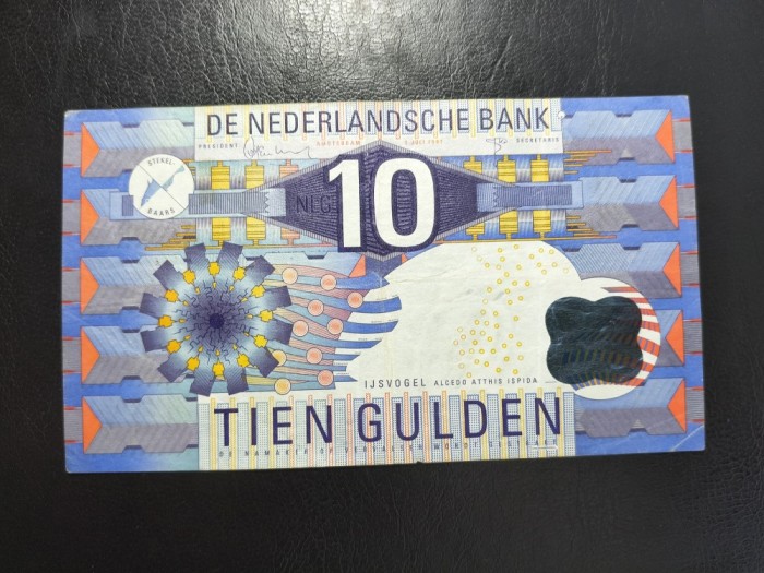 OLANDA 10 GULDENI 1997 VF